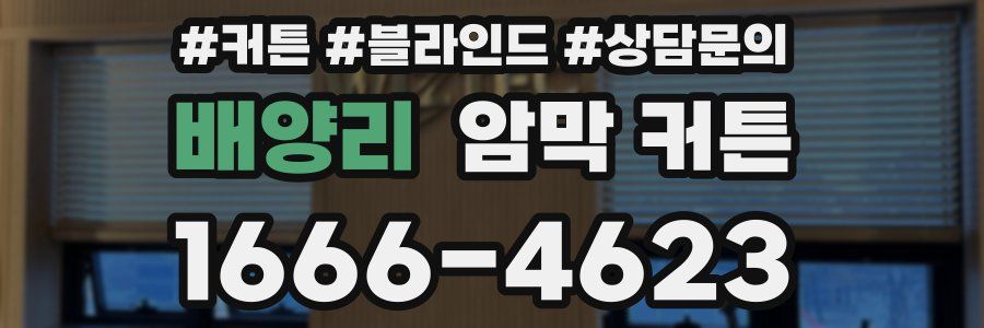 배양리 암막 커튼
