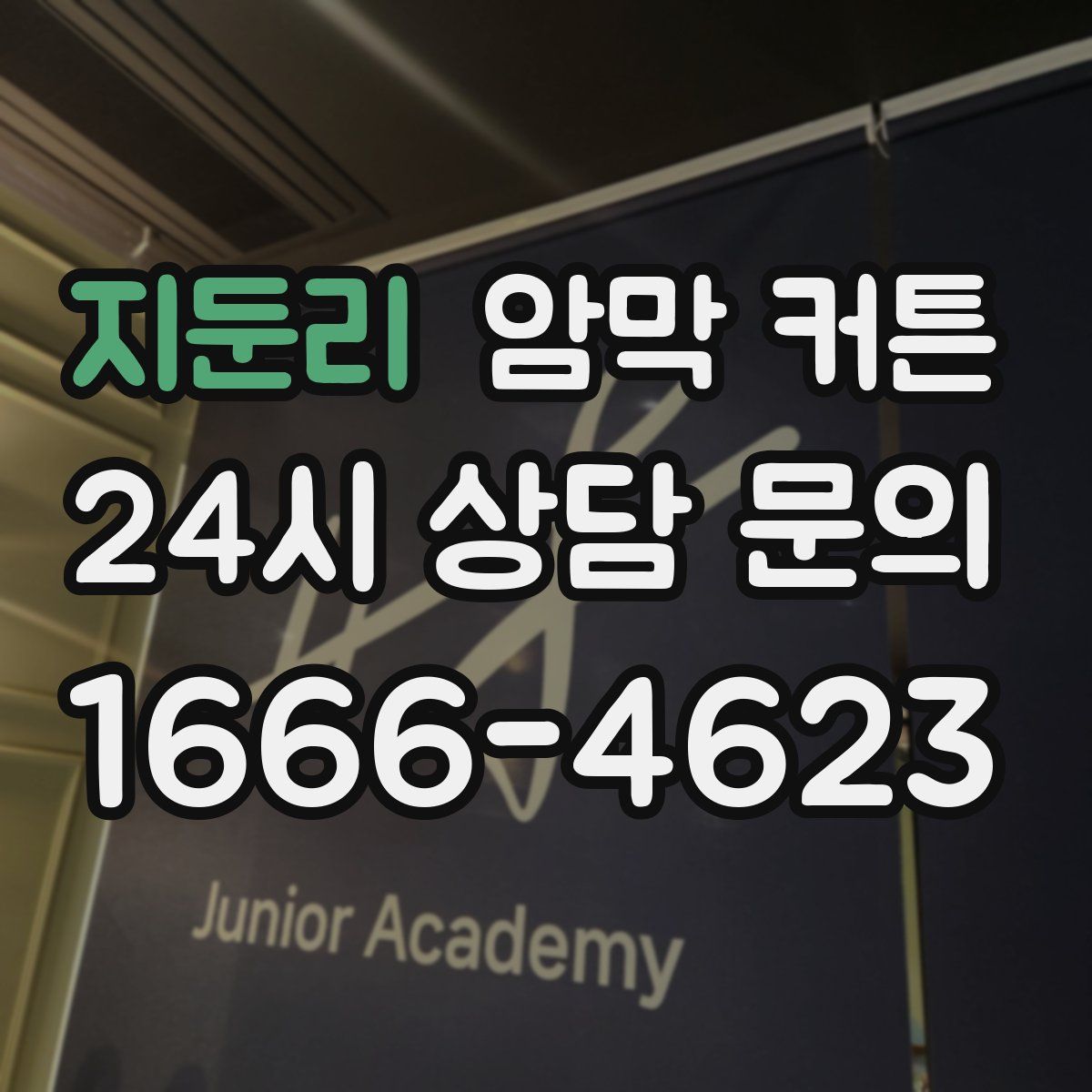 지둔리 암막 커튼