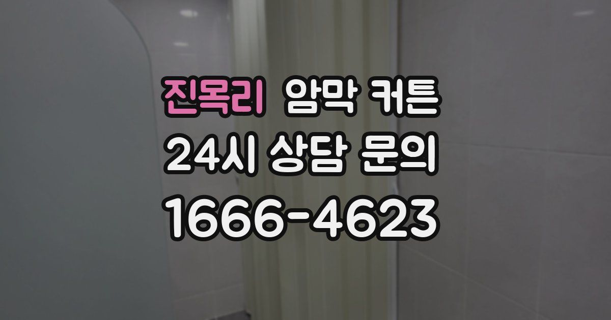 진목리 암막 커튼