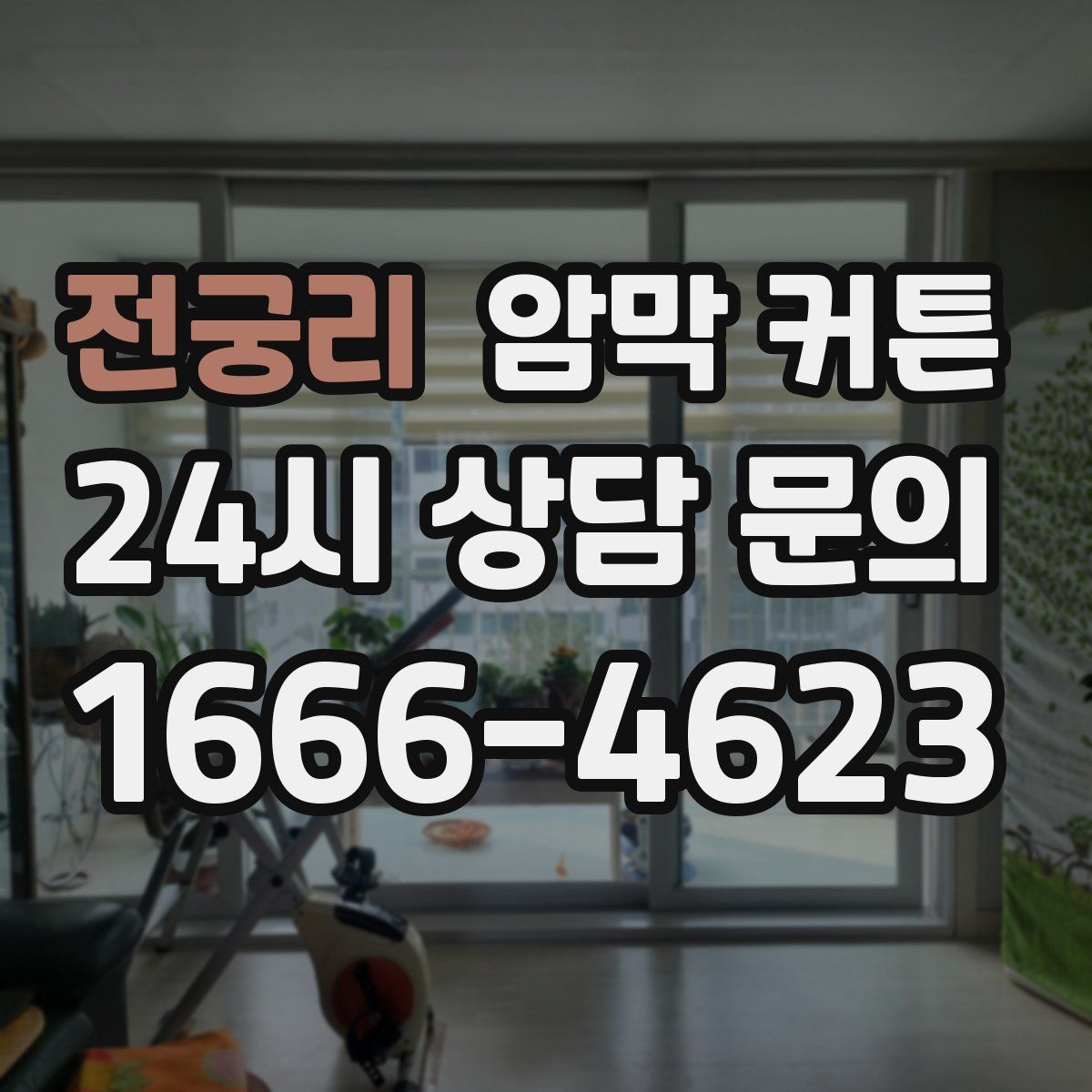 전궁리 암막 커튼