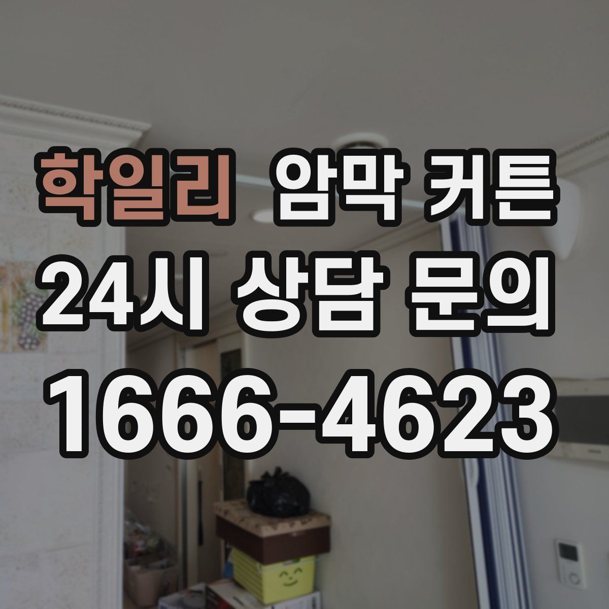 학일리 암막 커튼