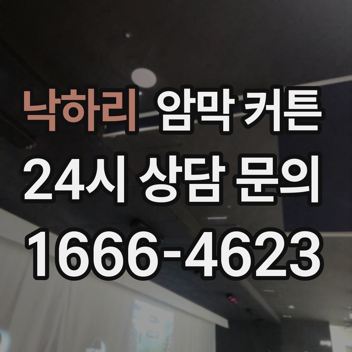 낙하리 암막 커튼