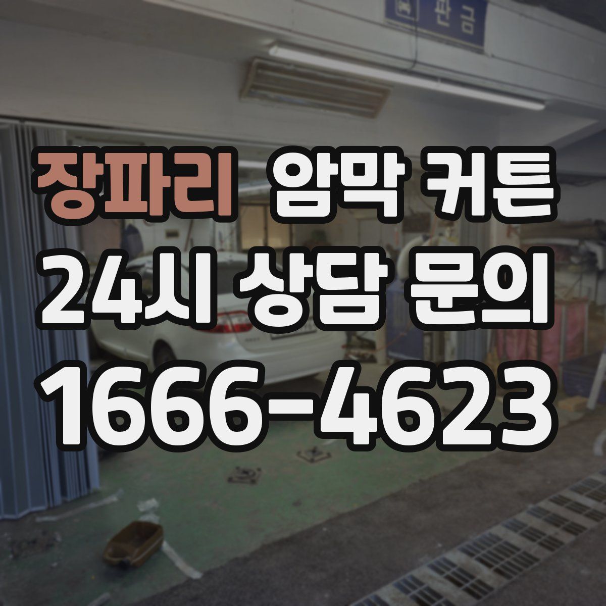 장파리 암막 커튼
