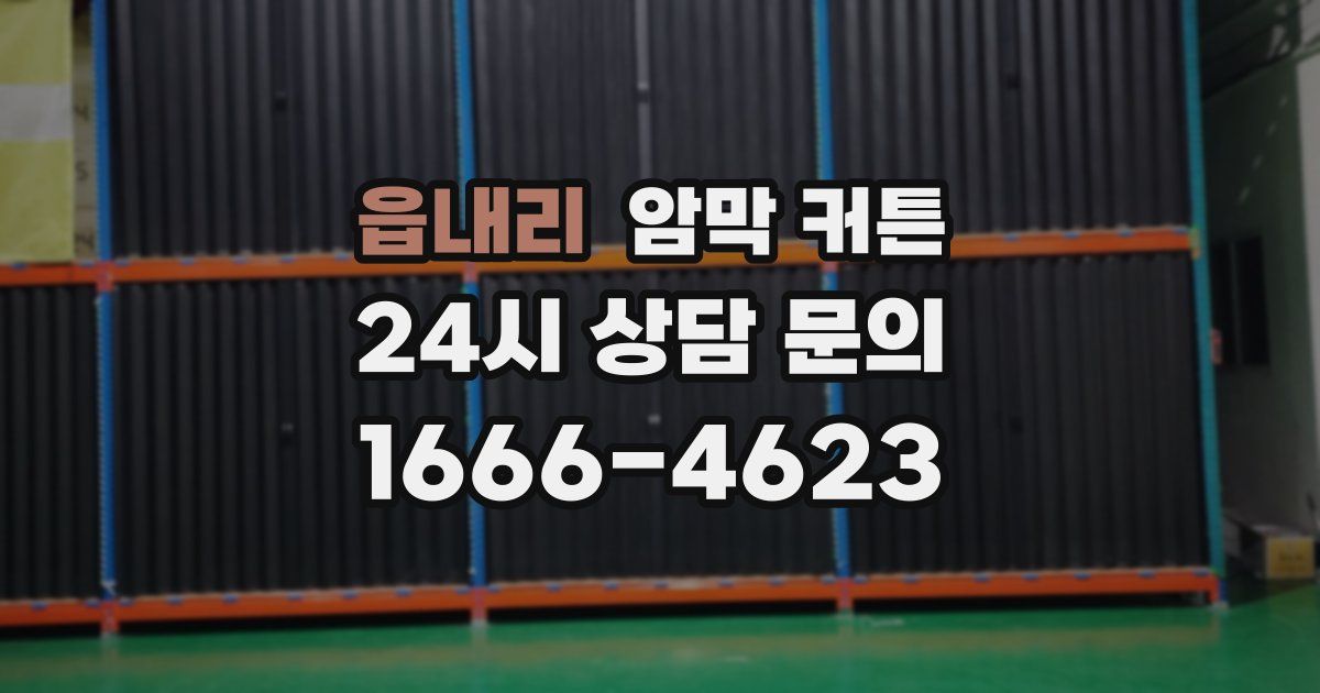 읍내리 암막 커튼