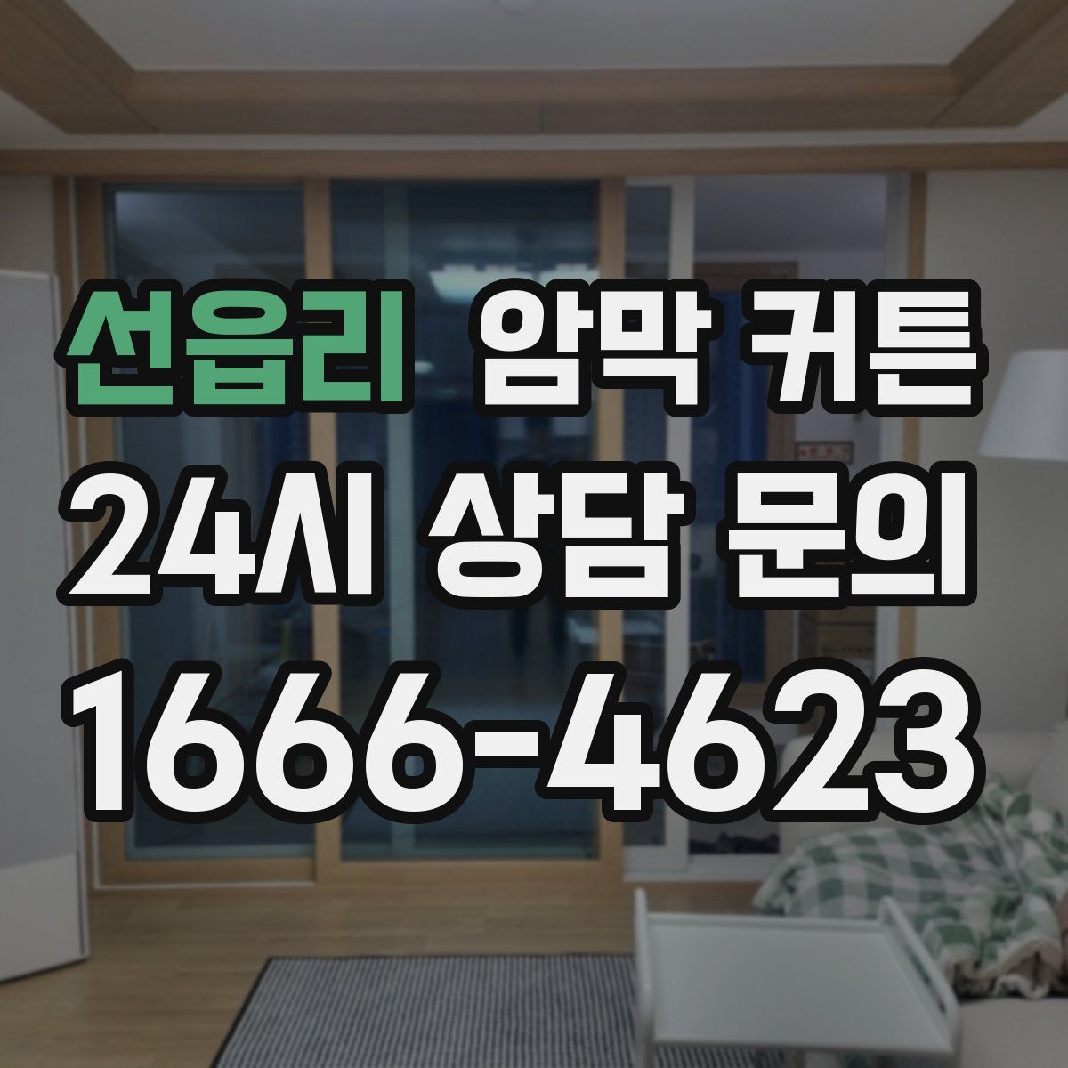 선읍리 암막 커튼