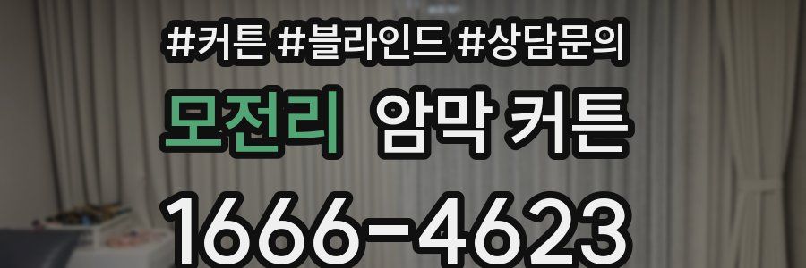 모전리 암막 커튼