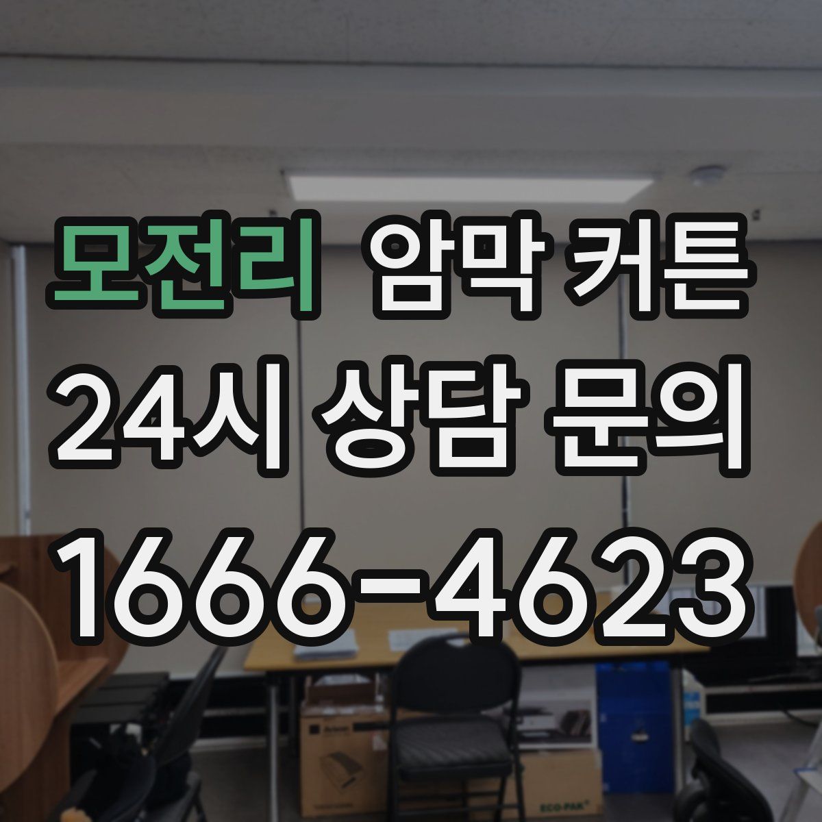 모전리 암막 커튼