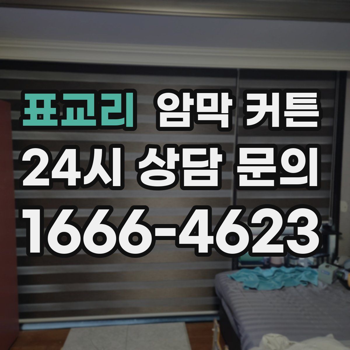 표교리 암막 커튼