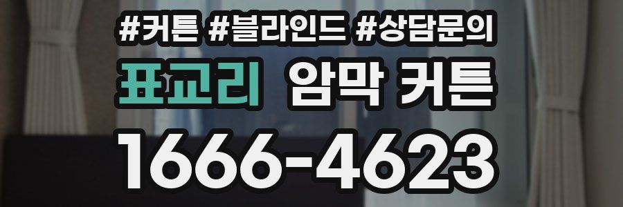 표교리 암막 커튼