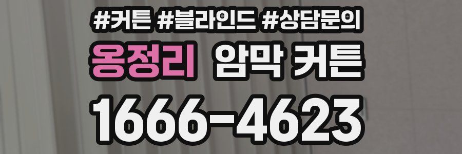 옹정리 암막 커튼