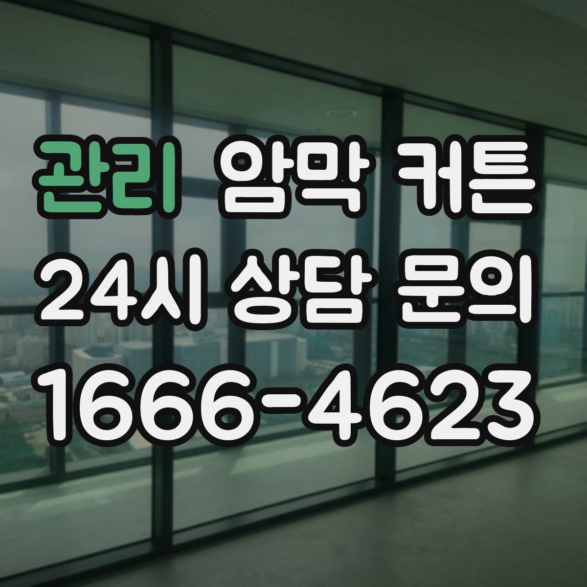 관리 암막 커튼