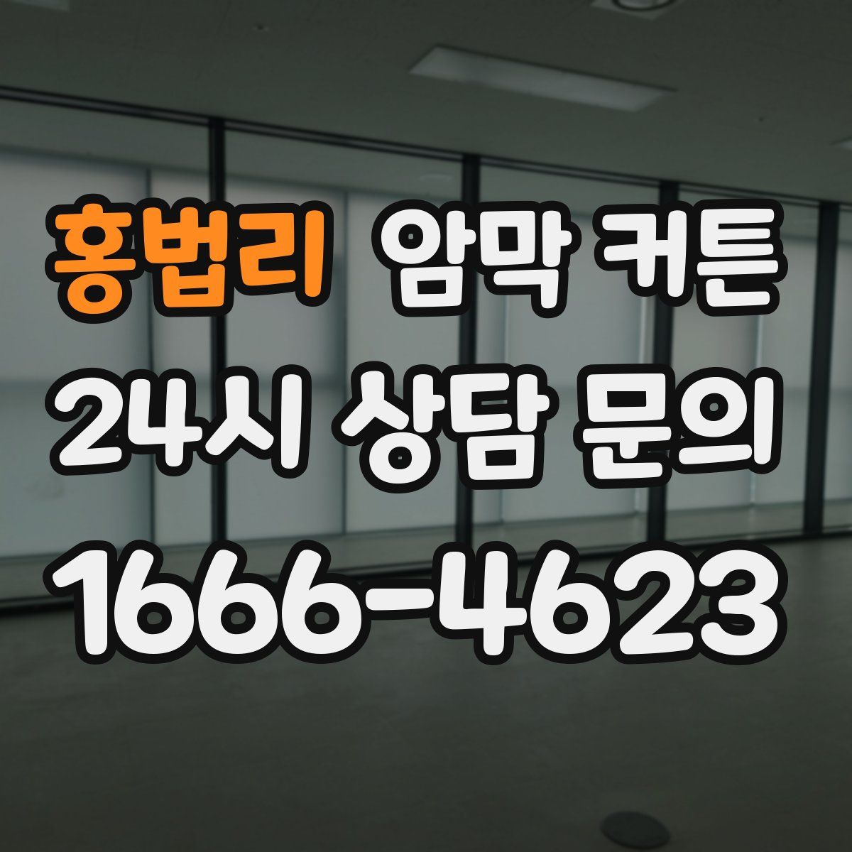 홍법리 암막 커튼
