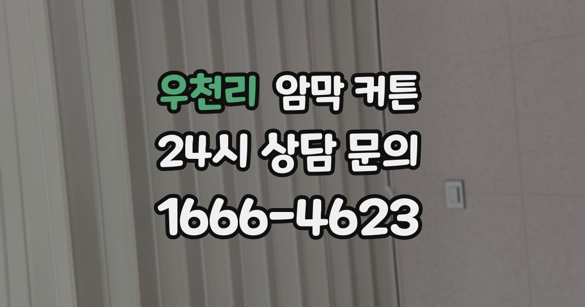우천리 암막 커튼