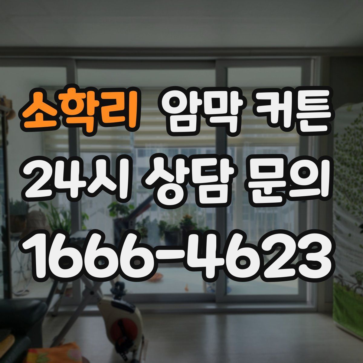 소학리 암막 커튼