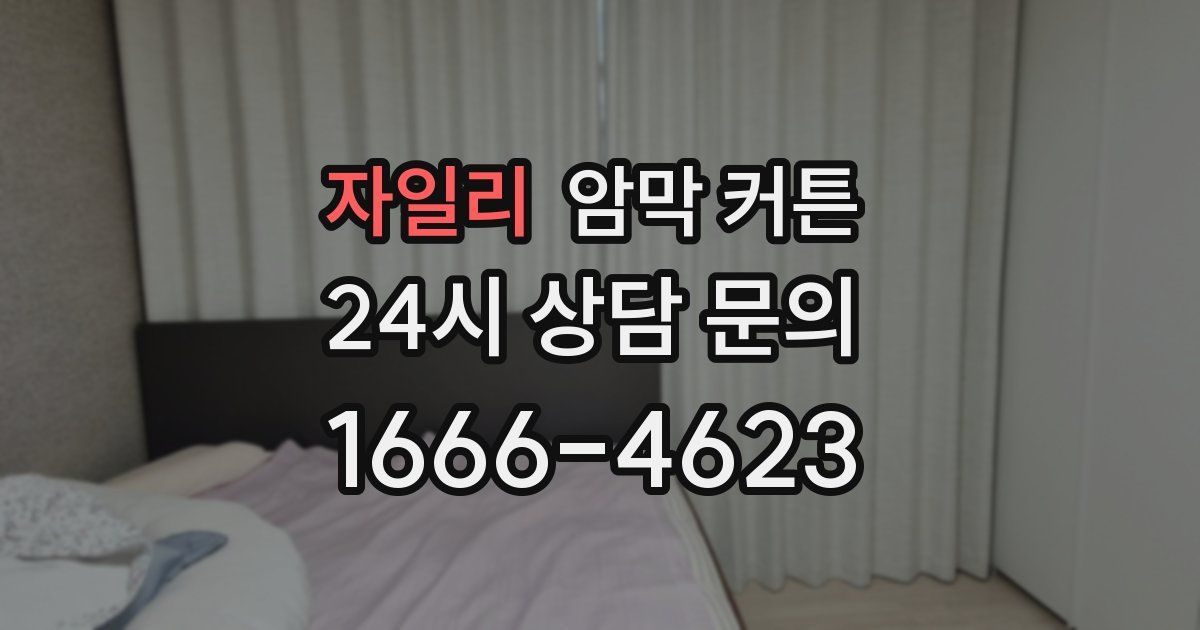 자일리 암막 커튼