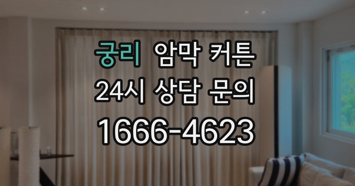 궁리 암막 커튼