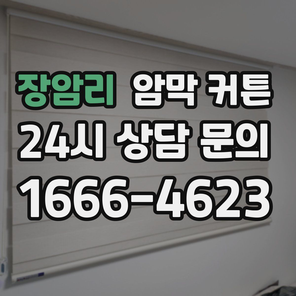 장암리 암막 커튼