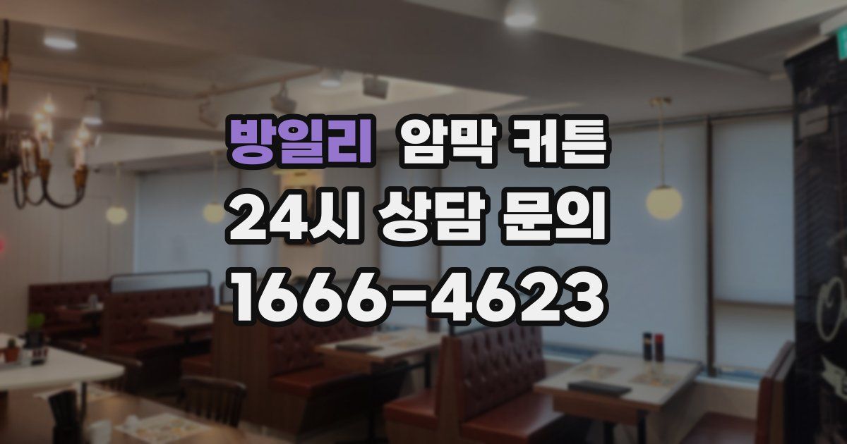 방일리 암막 커튼