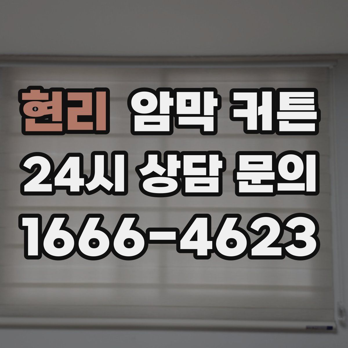 현리 암막 커튼