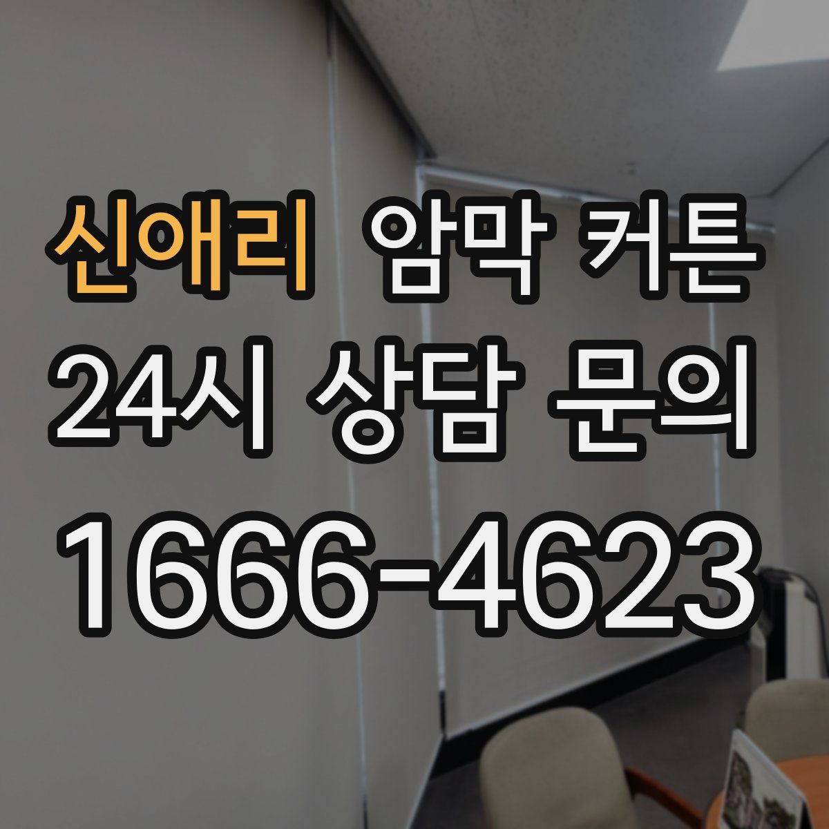 신애리 암막 커튼