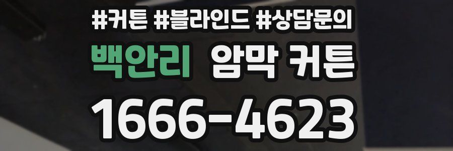 백안리 암막 커튼