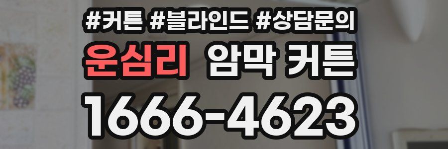 운심리 암막 커튼