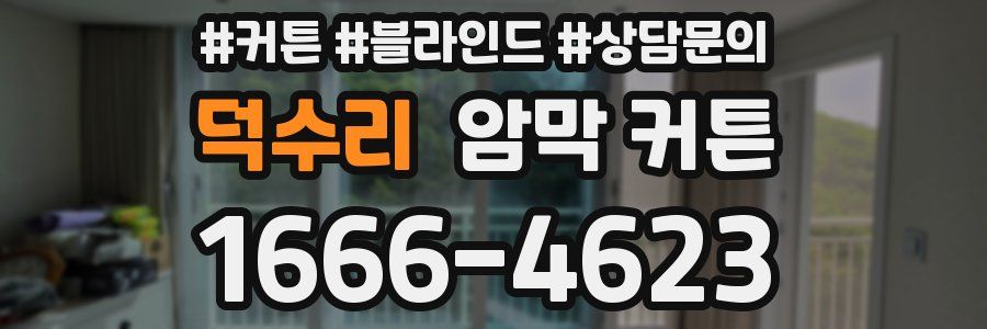 덕수리 암막 커튼