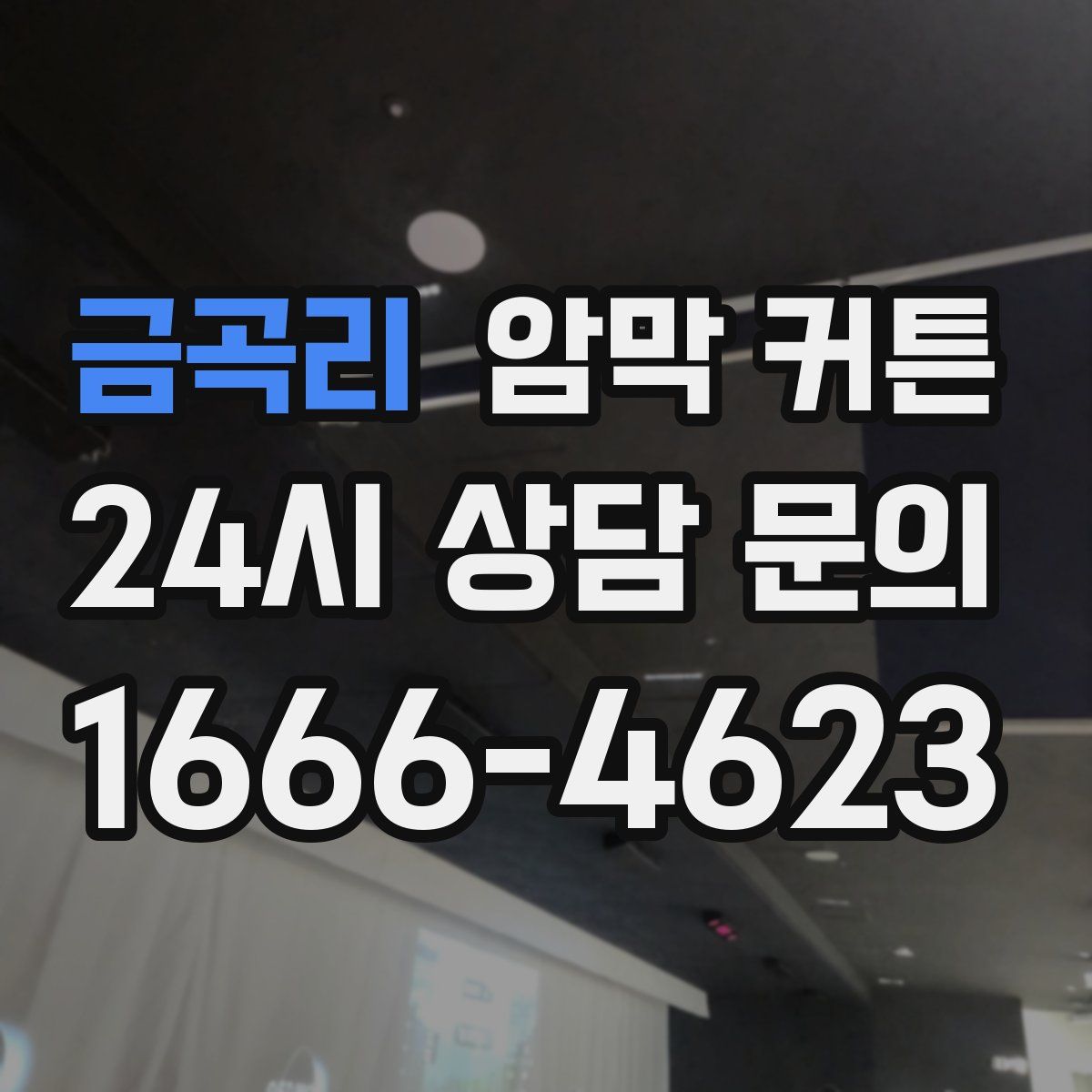 금곡리 암막 커튼