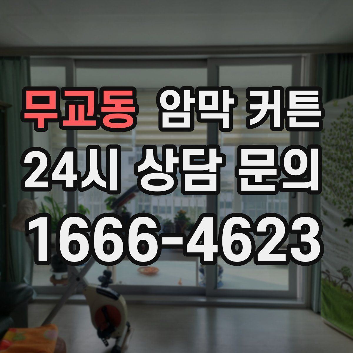 무교동 암막 커튼