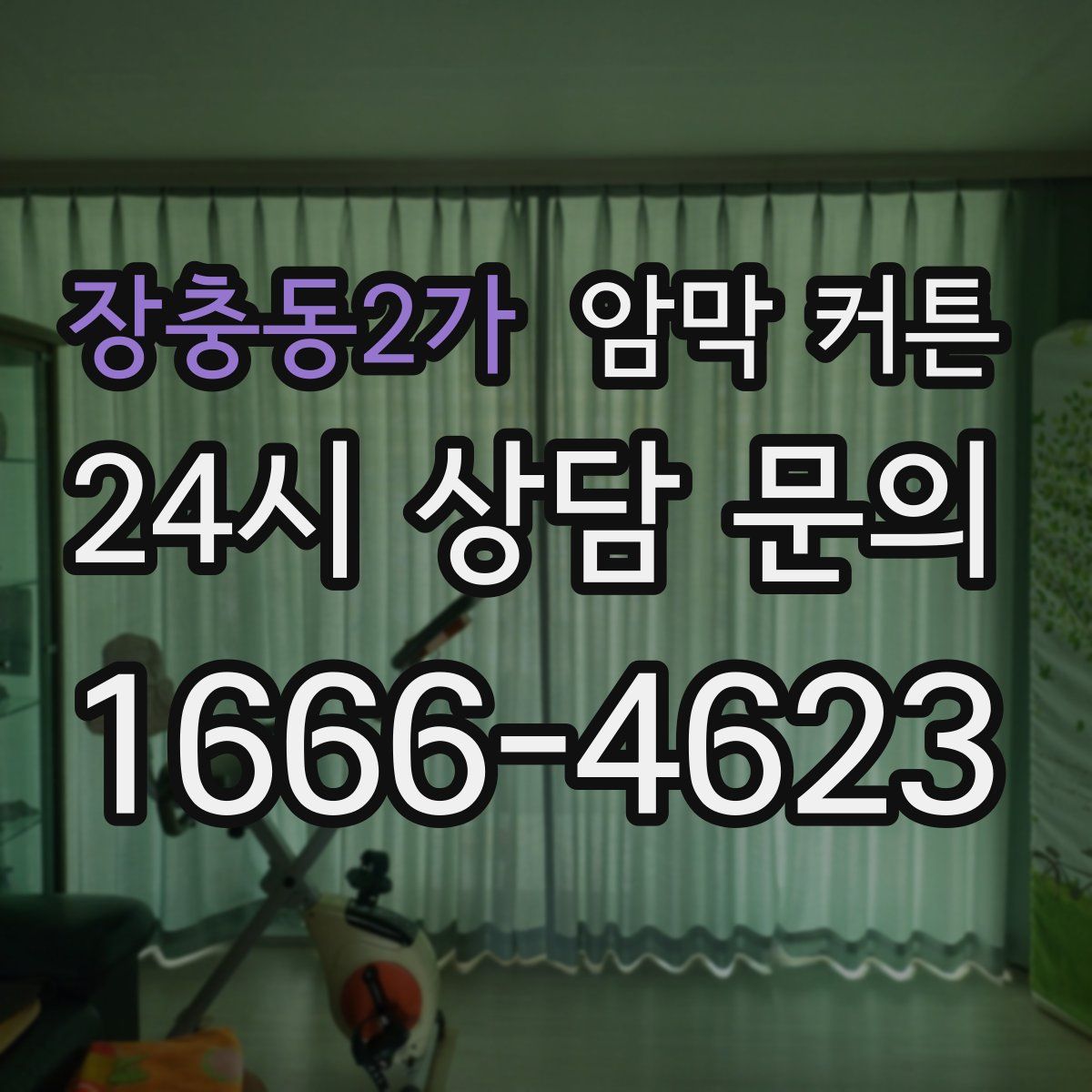 장충동2가 암막 커튼