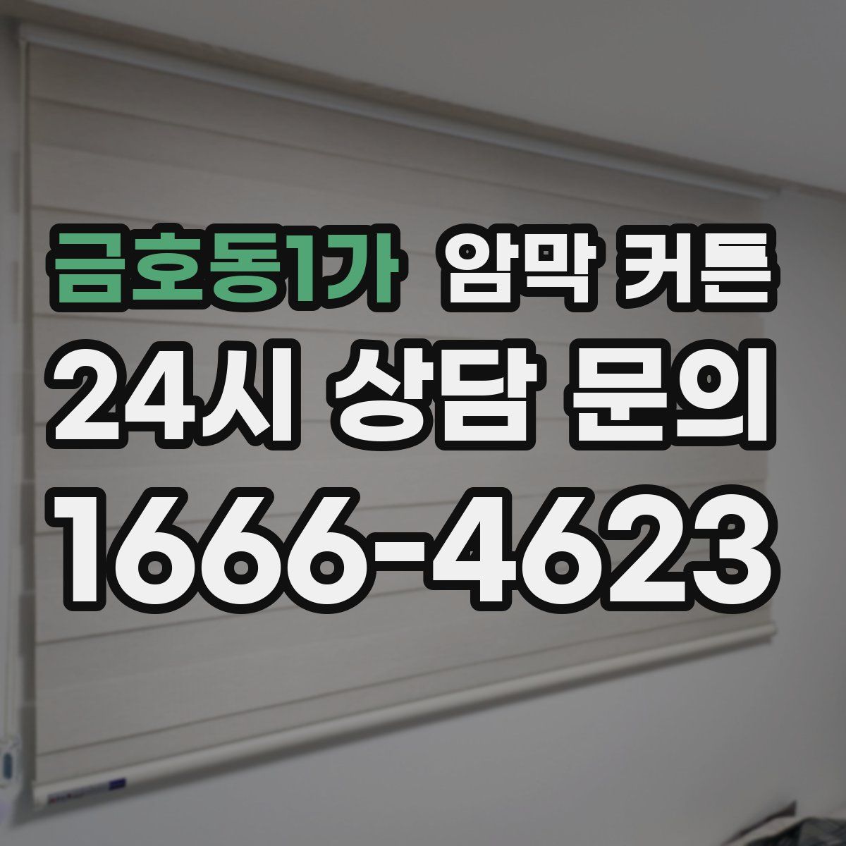 금호동1가 암막 커튼
