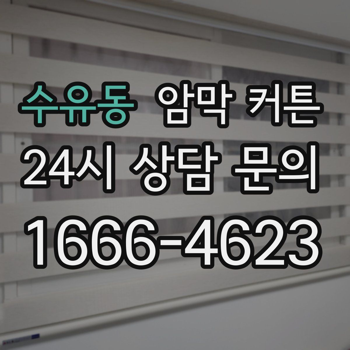 수유동 암막 커튼