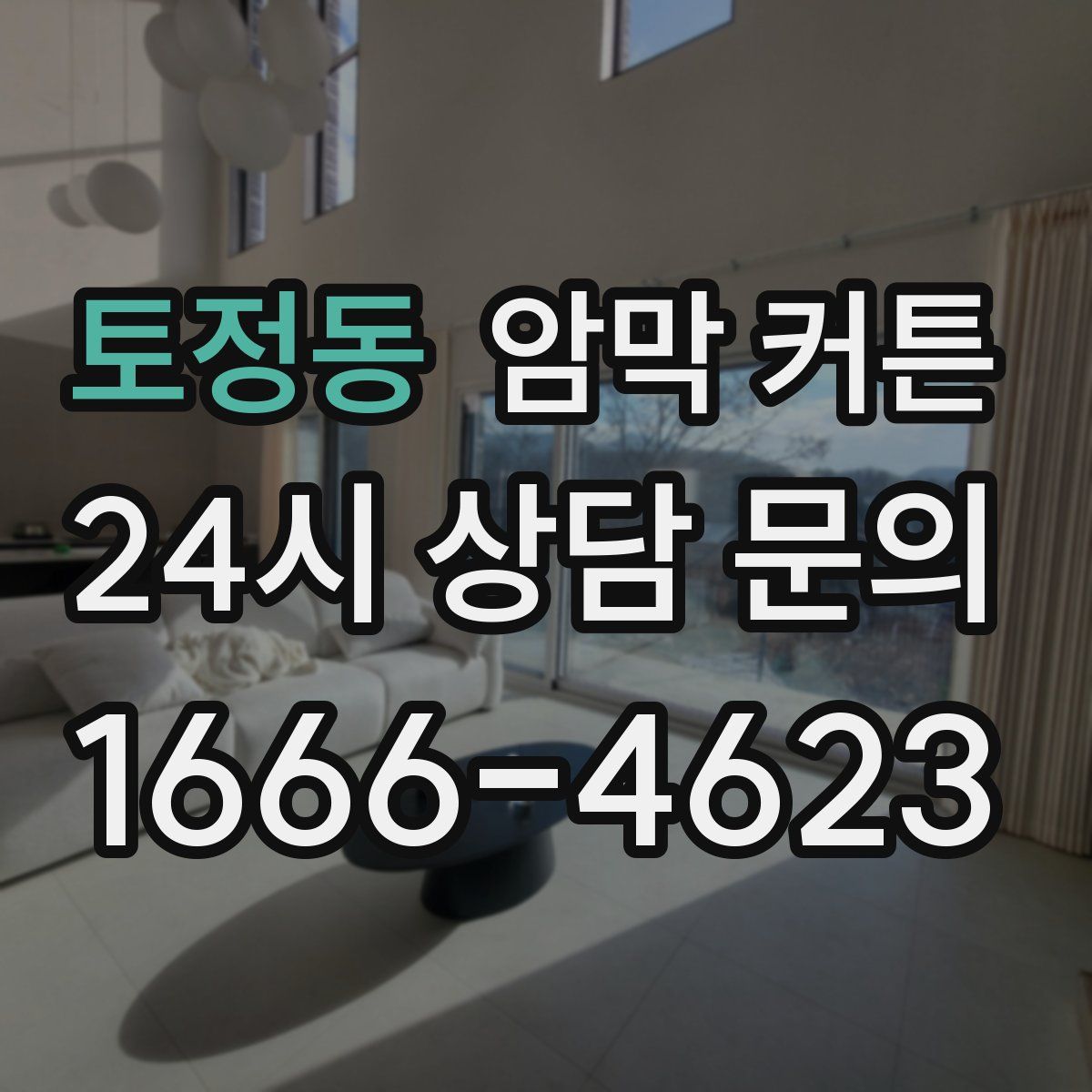 토정동 암막 커튼