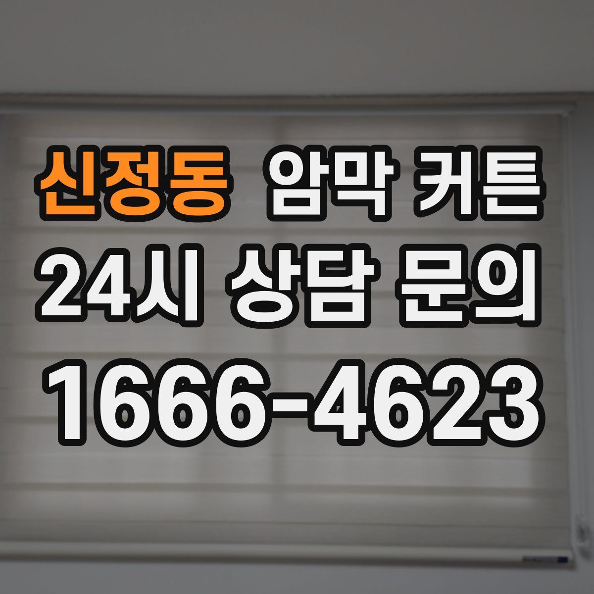 신정동 암막 커튼