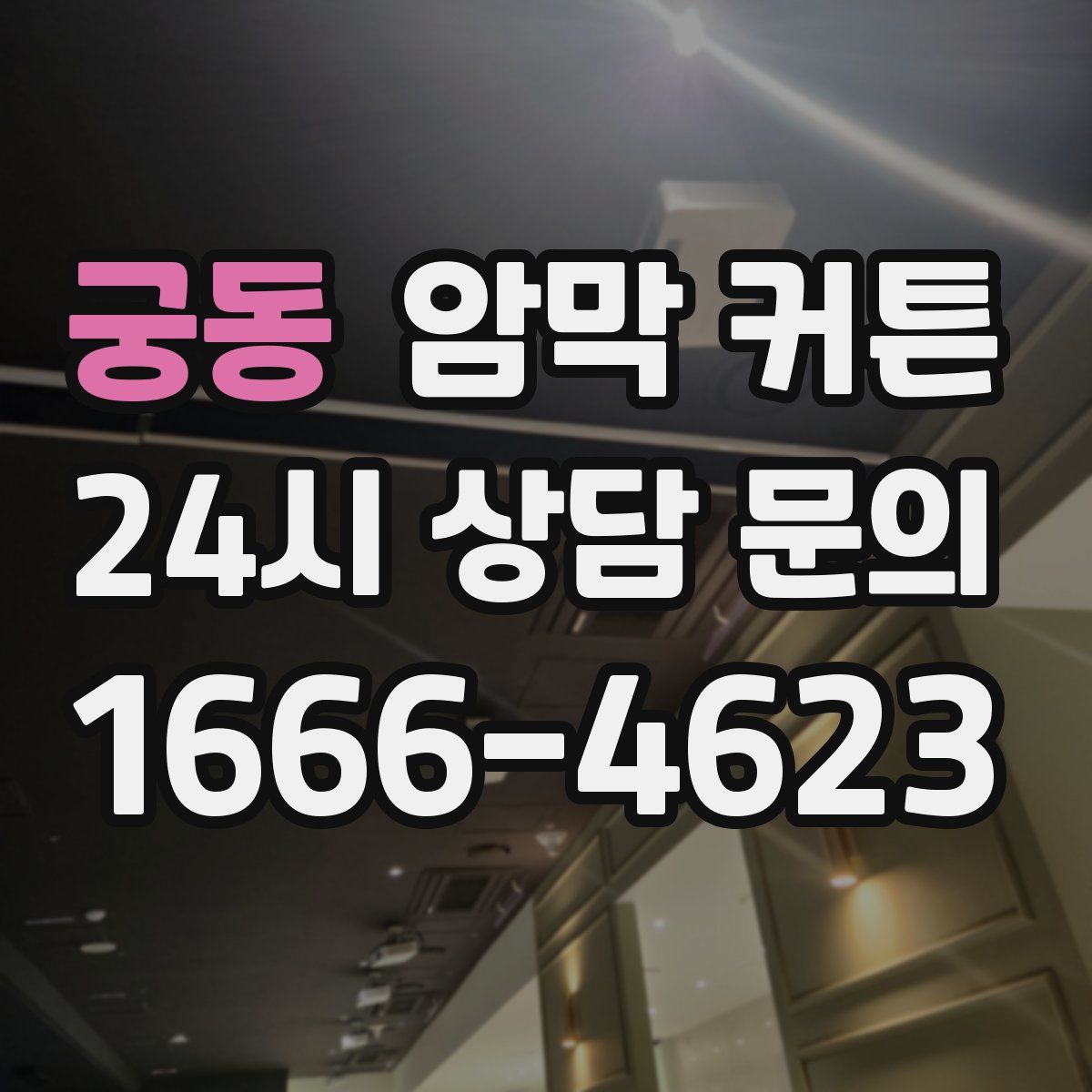 궁동 암막 커튼