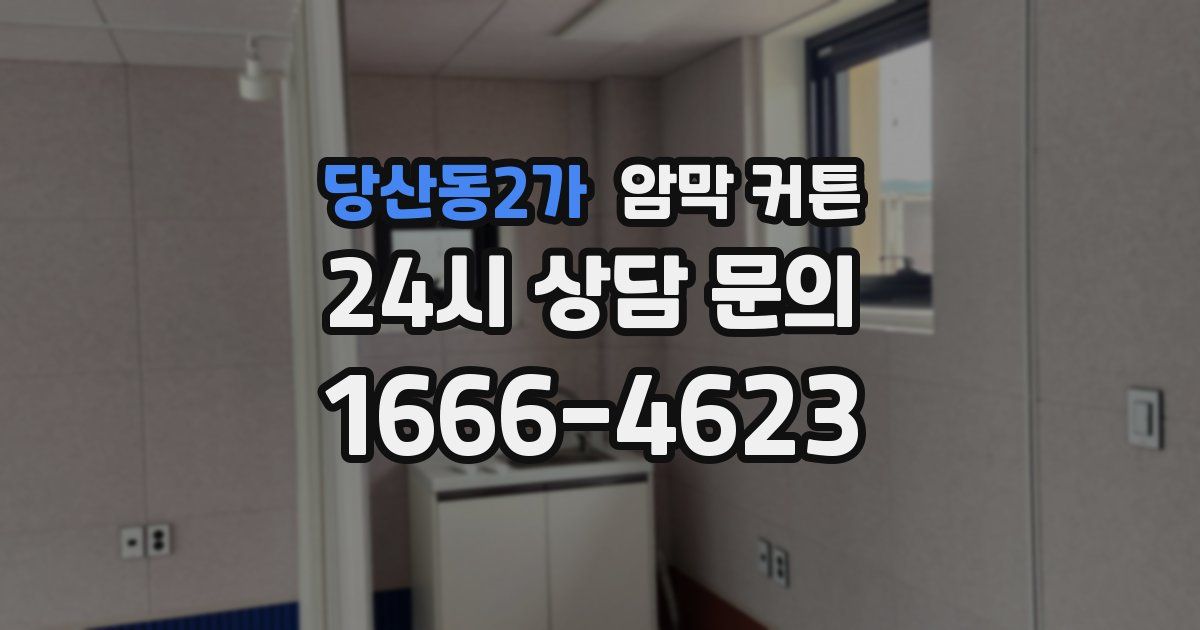 당산동2가 암막 커튼