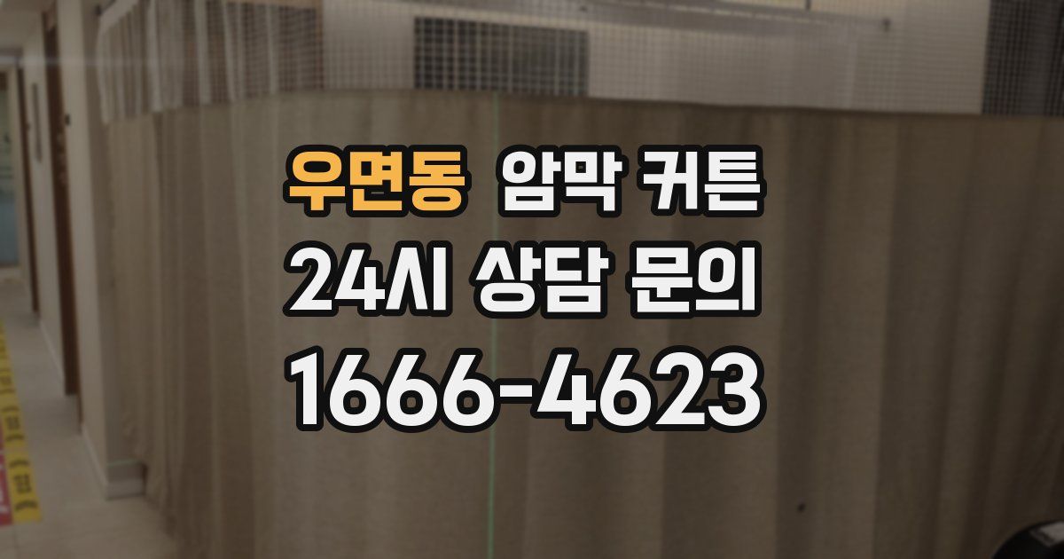 우면동 암막 커튼