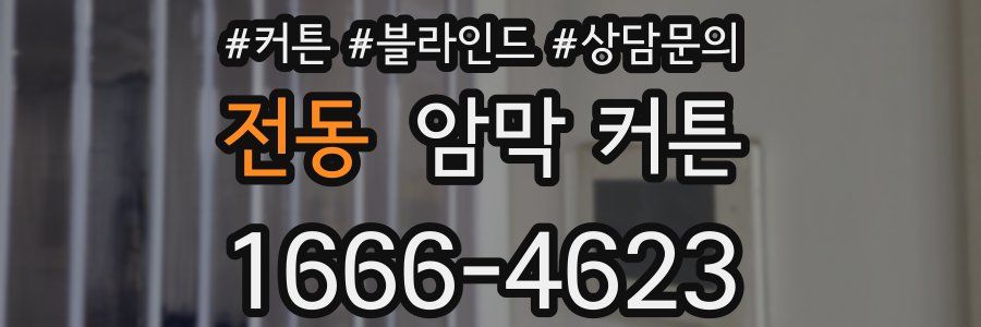 전동 암막 커튼