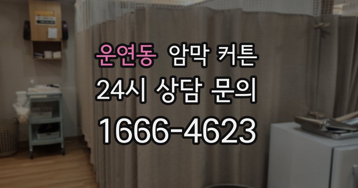 운연동 암막 커튼
