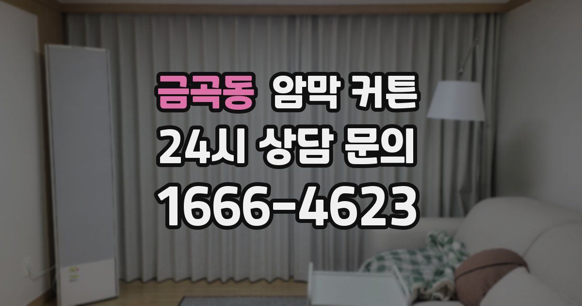 금곡동 암막 커튼