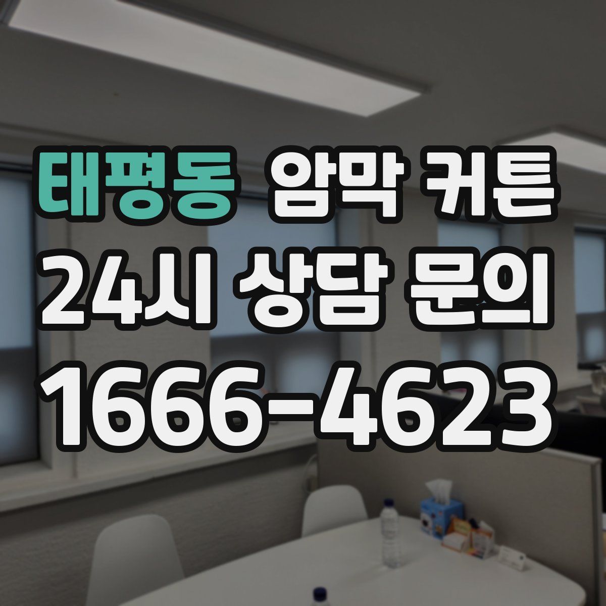 태평동 암막 커튼