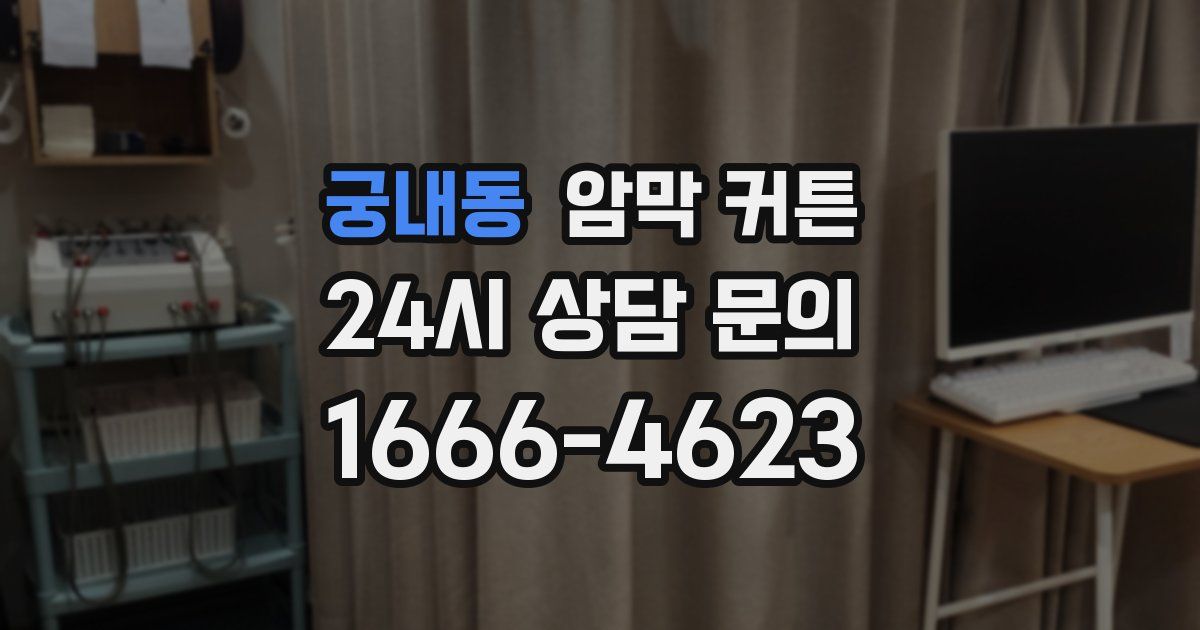 궁내동 암막 커튼