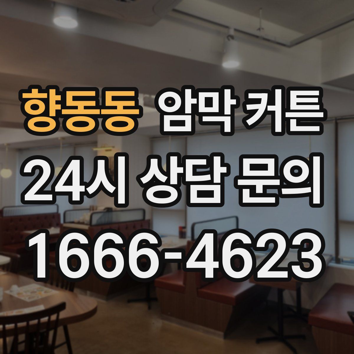 향동동 암막 커튼