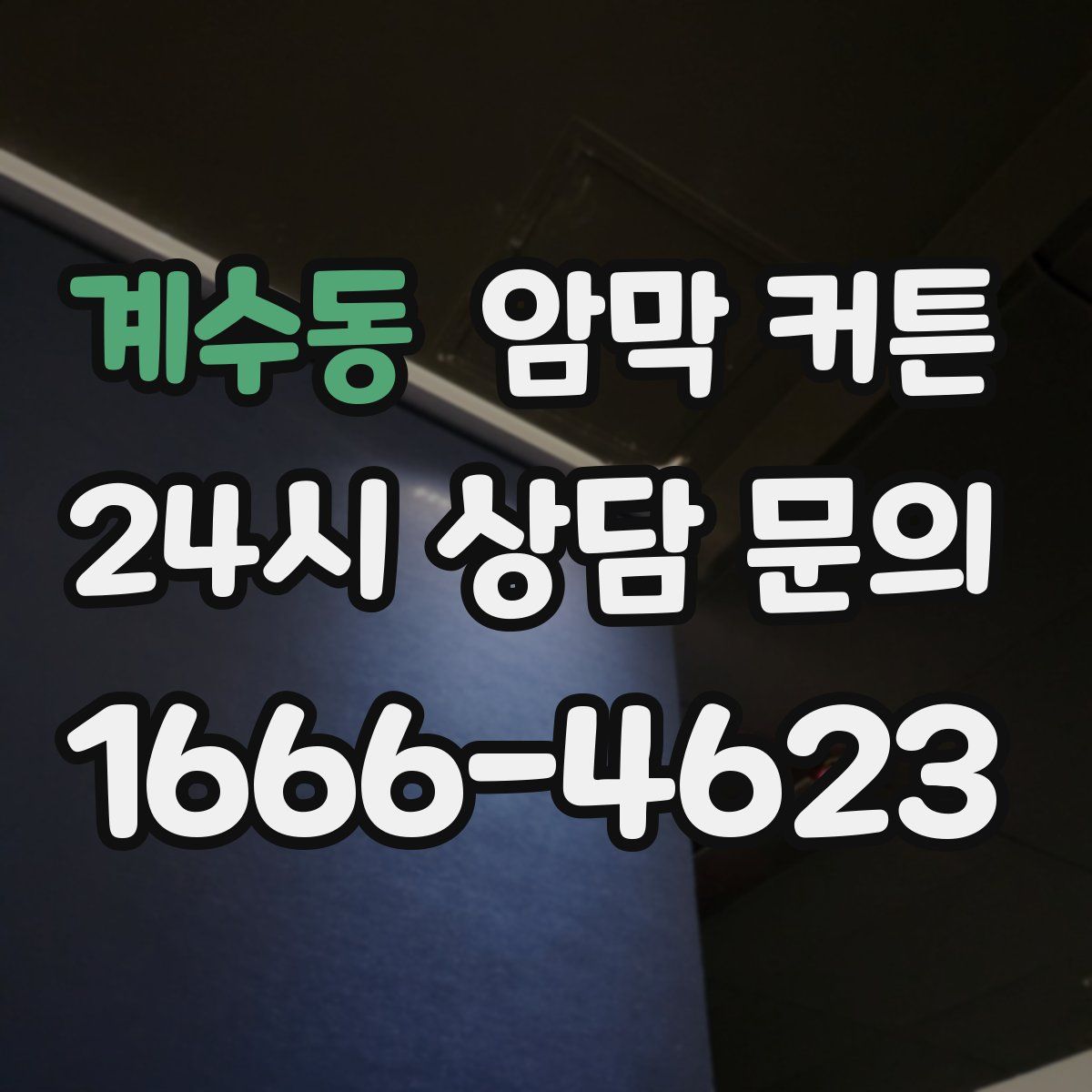 계수동 암막 커튼