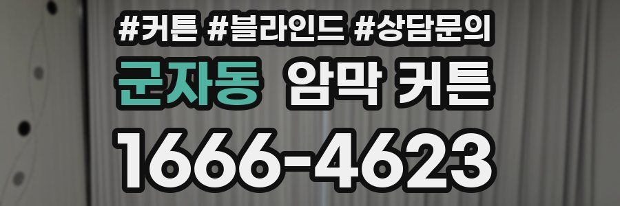 군자동 암막 커튼