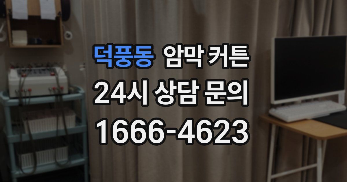 덕풍동 암막 커튼