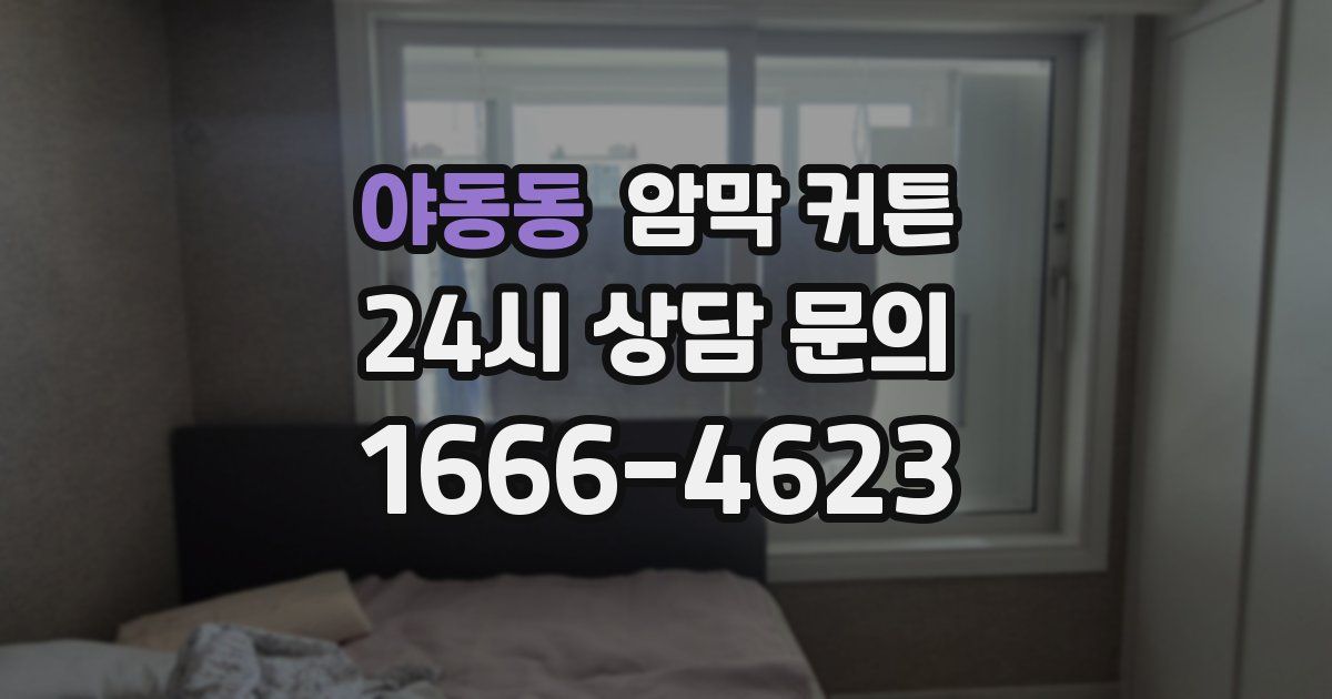 야동동 암막 커튼