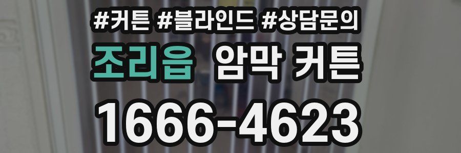 조리읍 암막 커튼