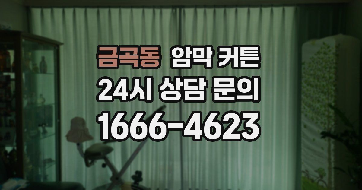 금곡동 암막 커튼
