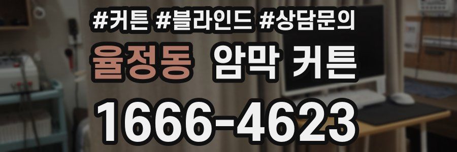 율정동 암막 커튼